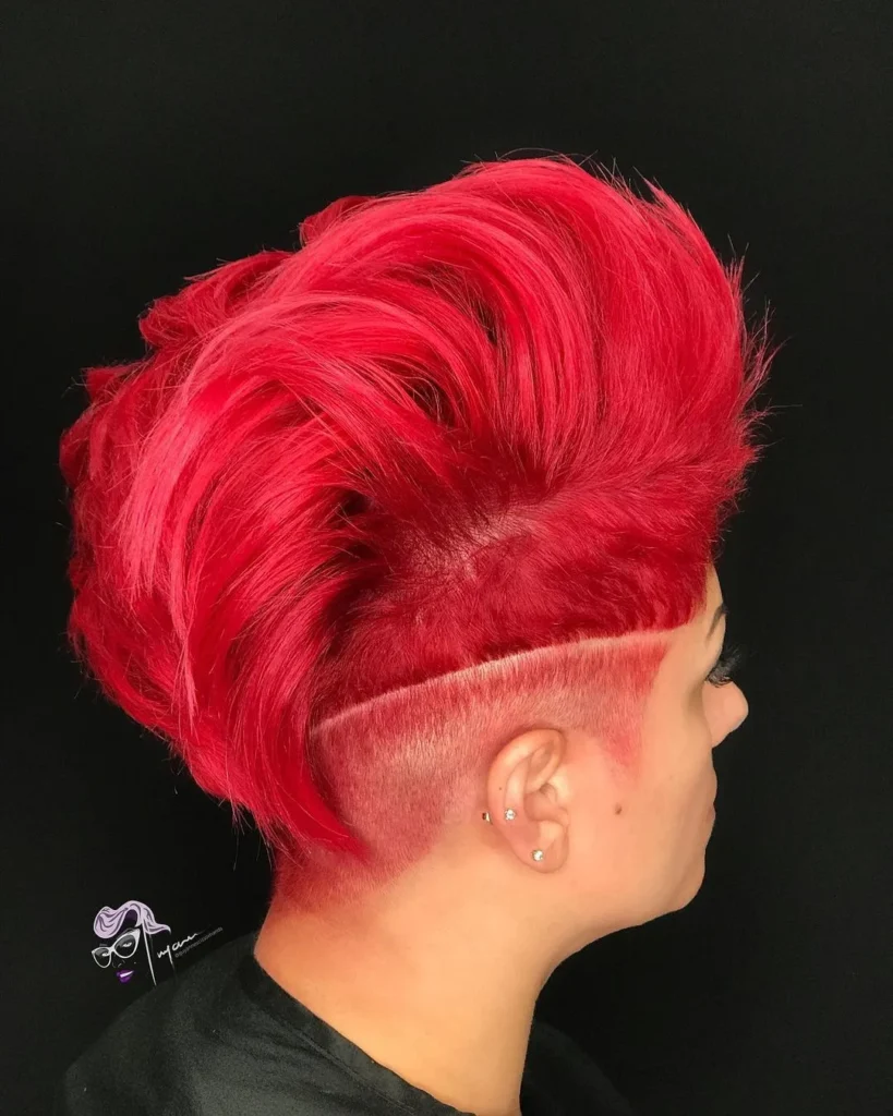 Faux Hawk Undercut Bob