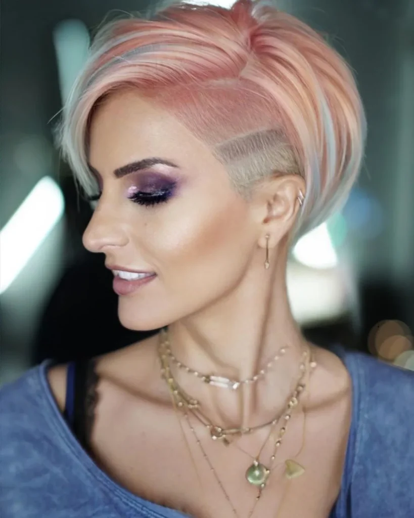 Kurzer Pixie Bob mit Undercut