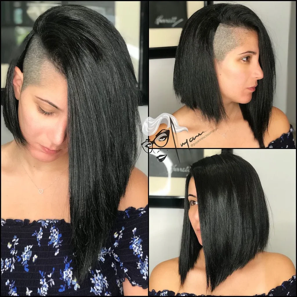 Langer Undercut-Bob