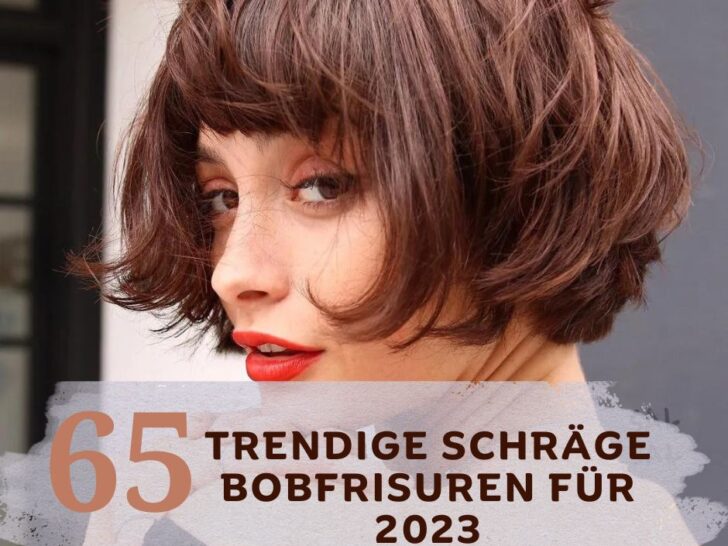 65 Trendige Schräge Bobfrisuren für 2024