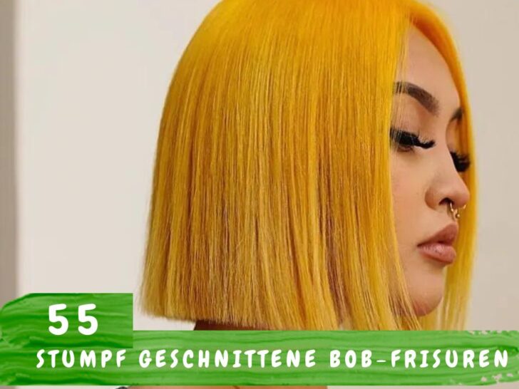 55 Stumpf Geschnittene Bob-Frisuren, Die Du Im Jahr 2024 Haben Willst!