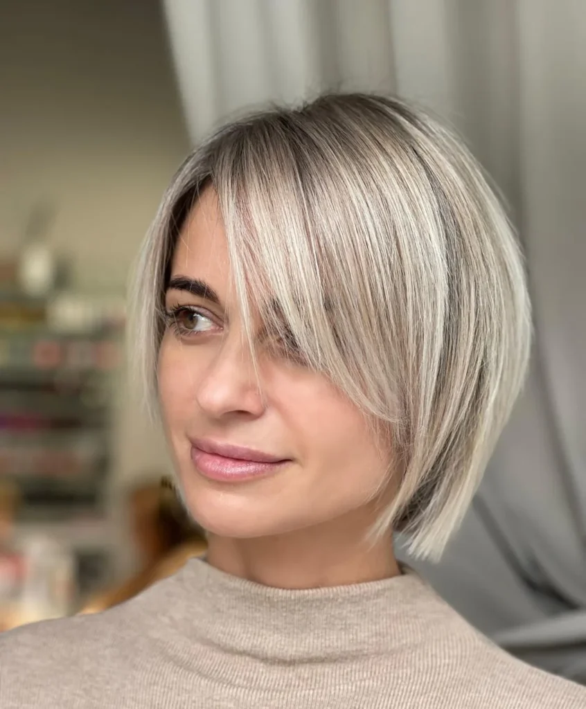 Französischer Bob für feines Haar
