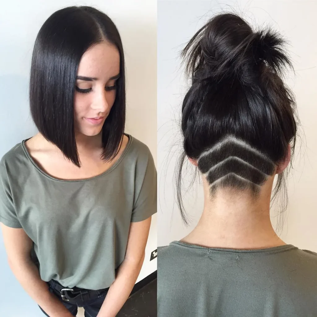 Langer Bob mit Undercut