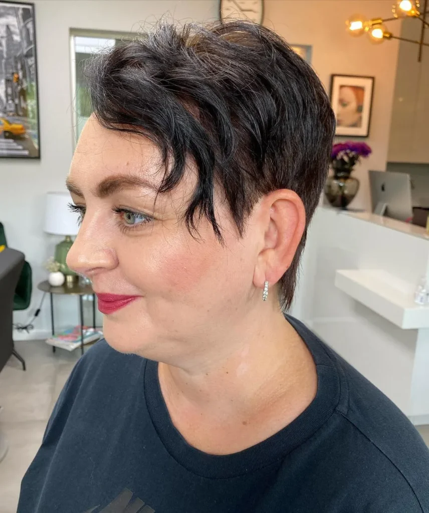 Pixie-Cut für dünnes Haar über 50