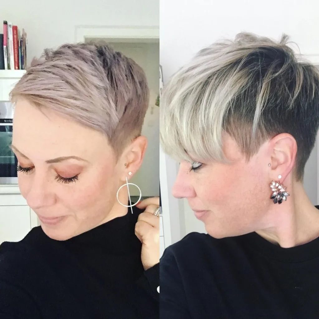 Undercut Pixie mit Pony
