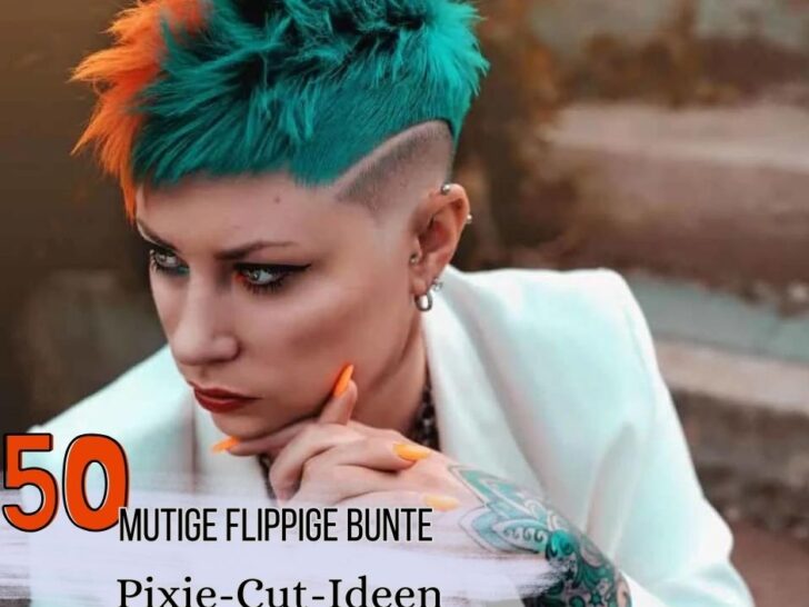 50+ Mutige Flippige Bunte Pixie-Cut-Ideen