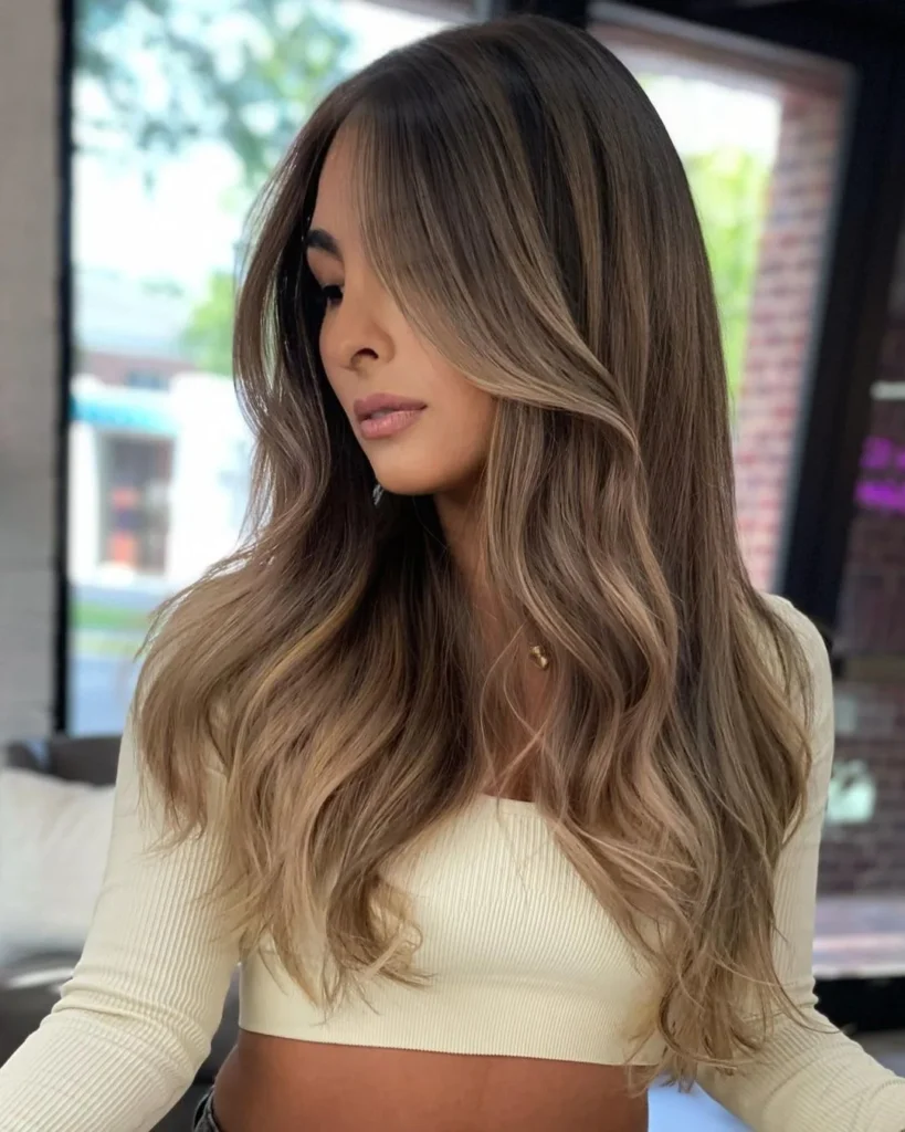 Sandbraun Balayage