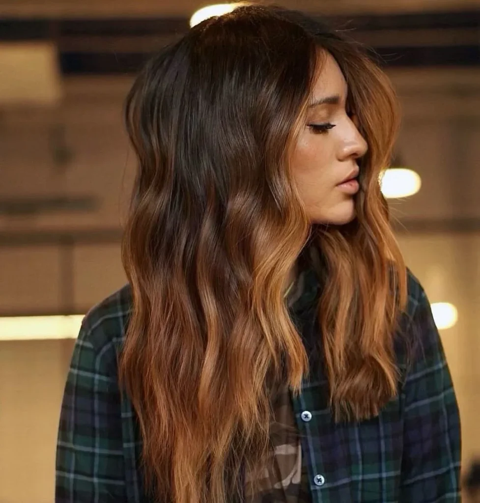 Brünette Balayage