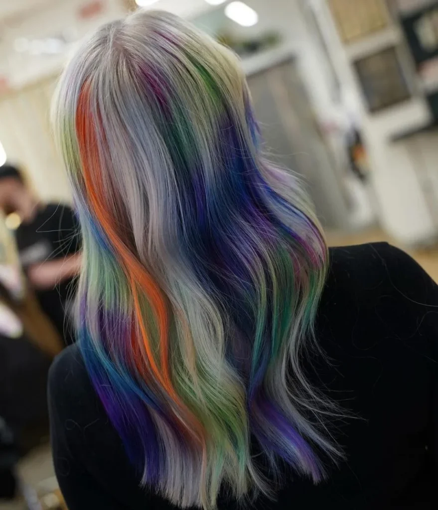 Regenbogen Ombre