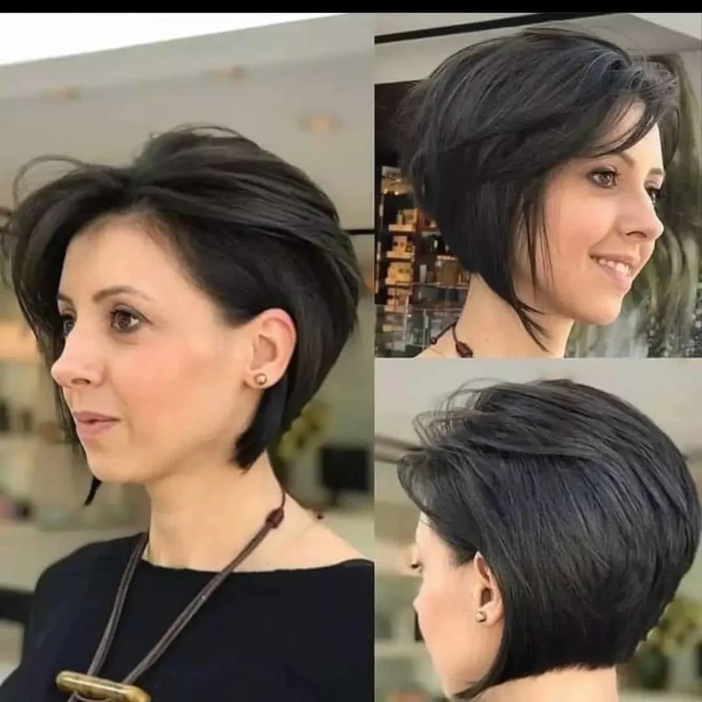  Bob-Pixie-Haarschnitt für dichtes Haar