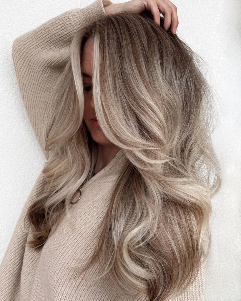 Kühles Balayage