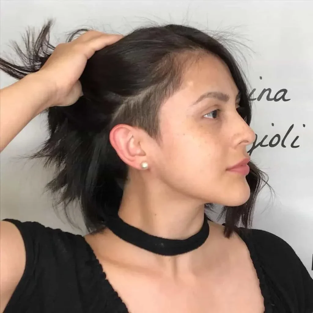 Langer Bob mit Undercut