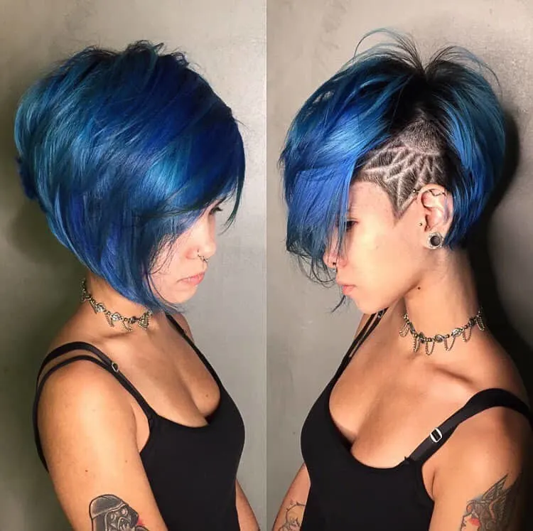 Undercut asymmetrischer Bob