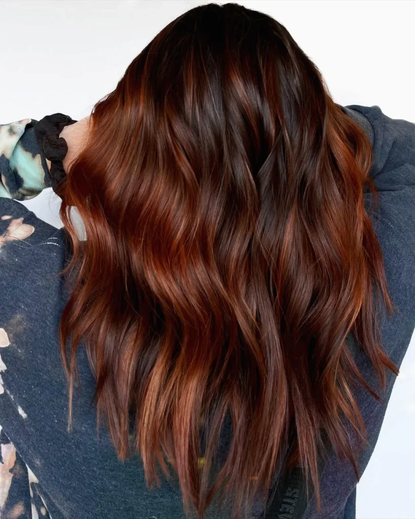 Auburn Brown Balayage