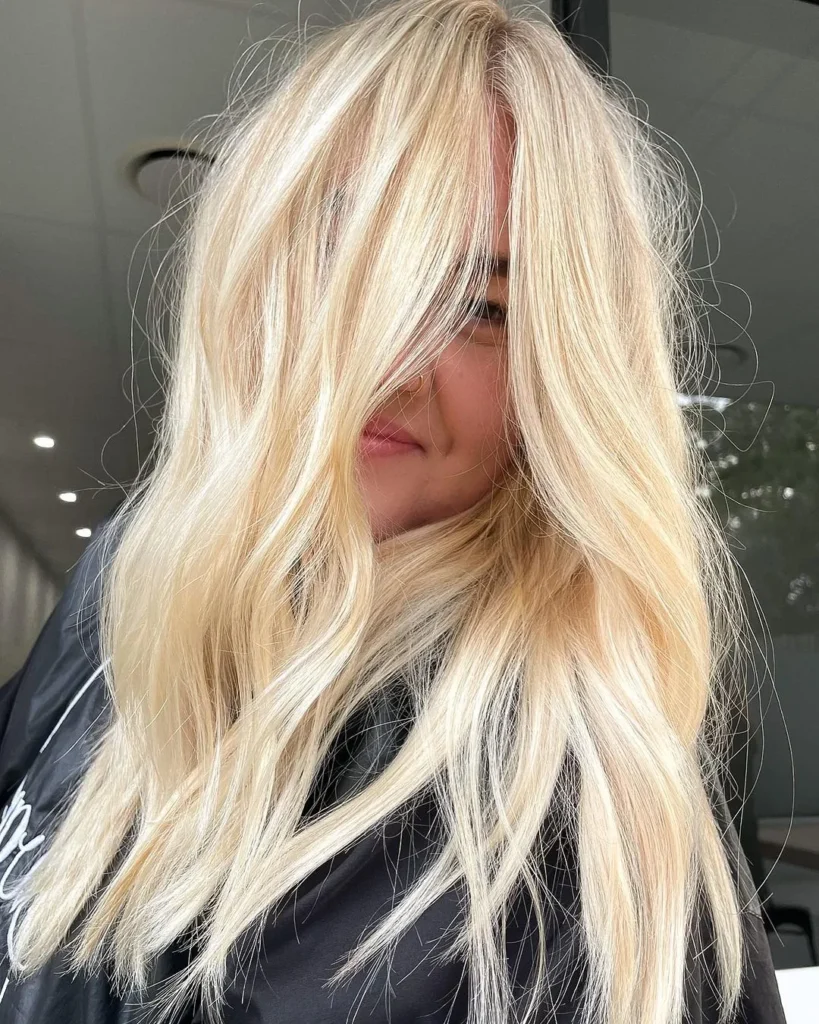 Warmes Platinblond