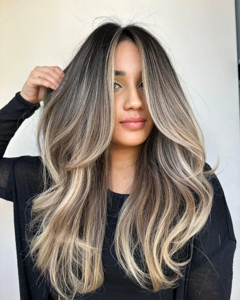 Brown Hair With Blonde Balayage