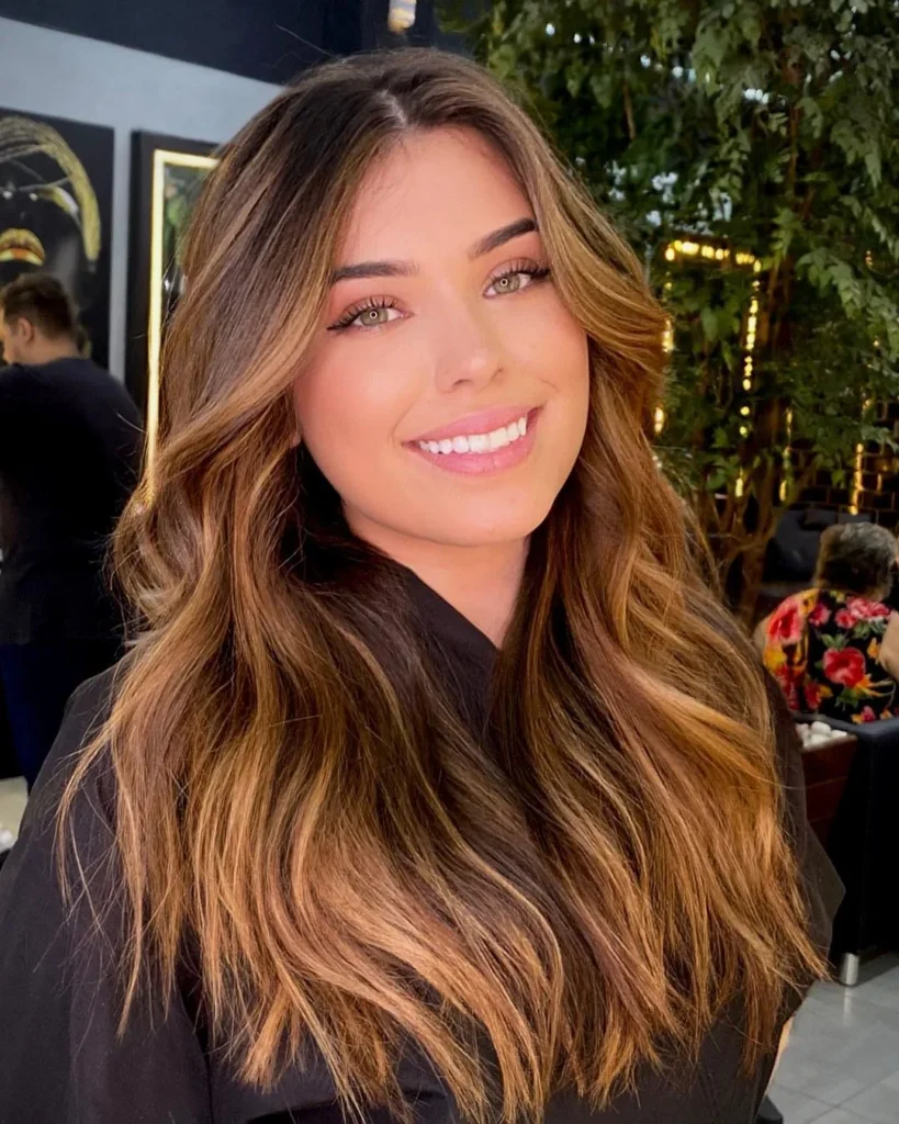  Karamell-Goldbraun Balayage