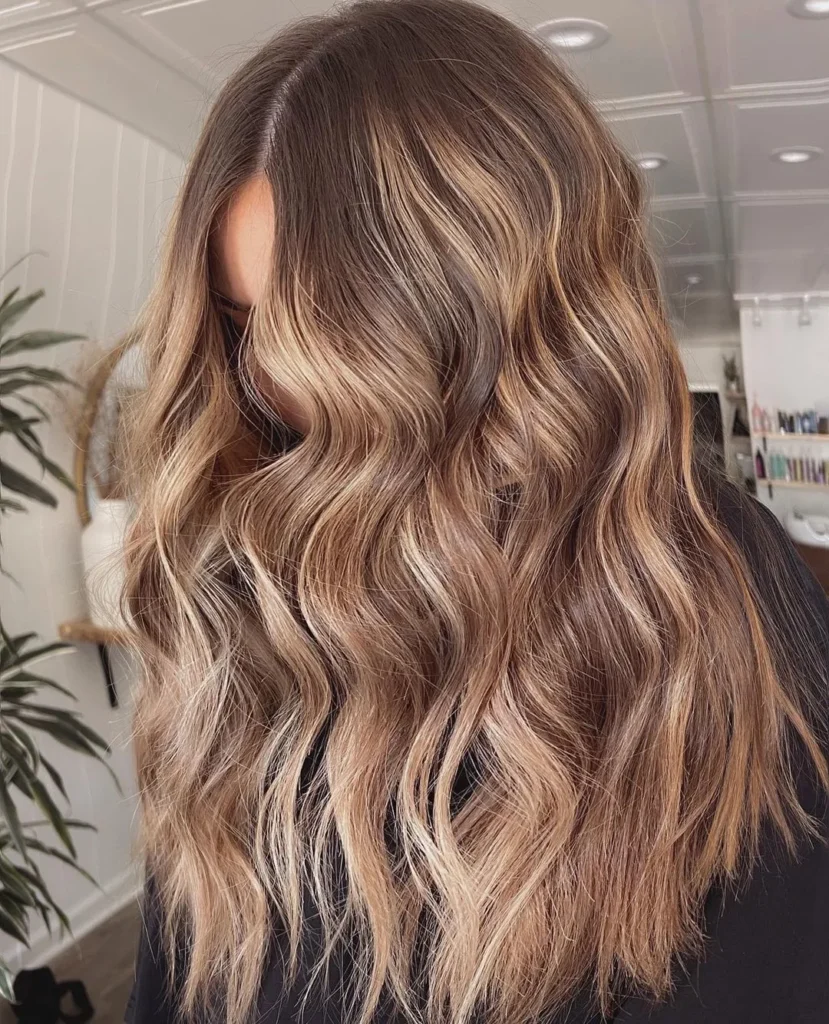  Nahtlose Honig-Vanille-Balayage