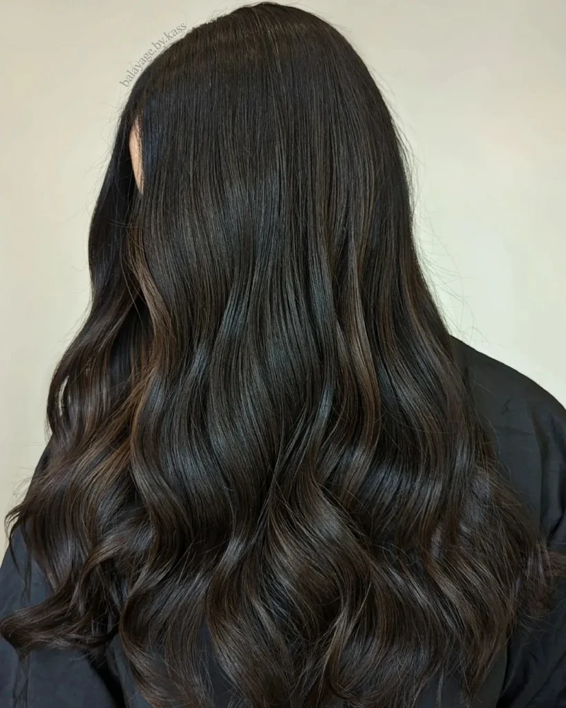 Schwarzer Tee Balayage