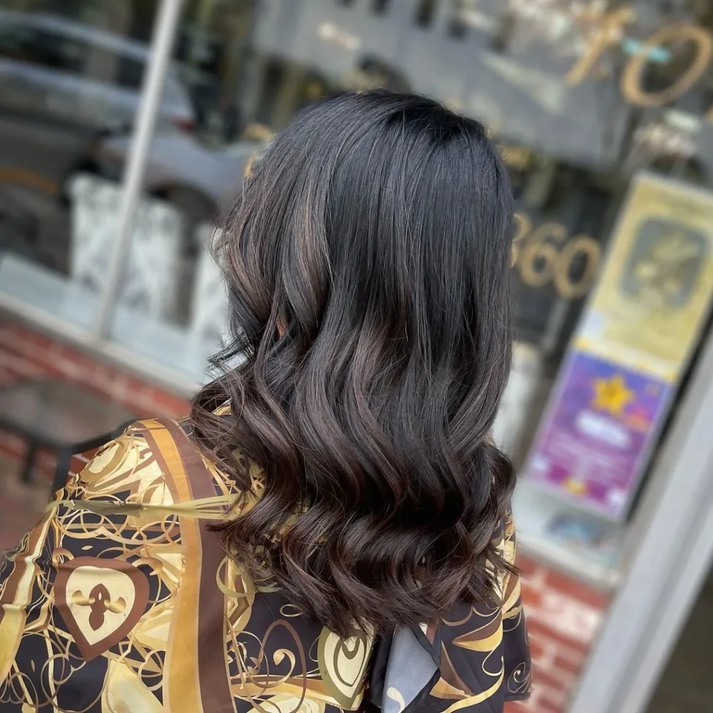 "Kaum vorhanden" Balayage