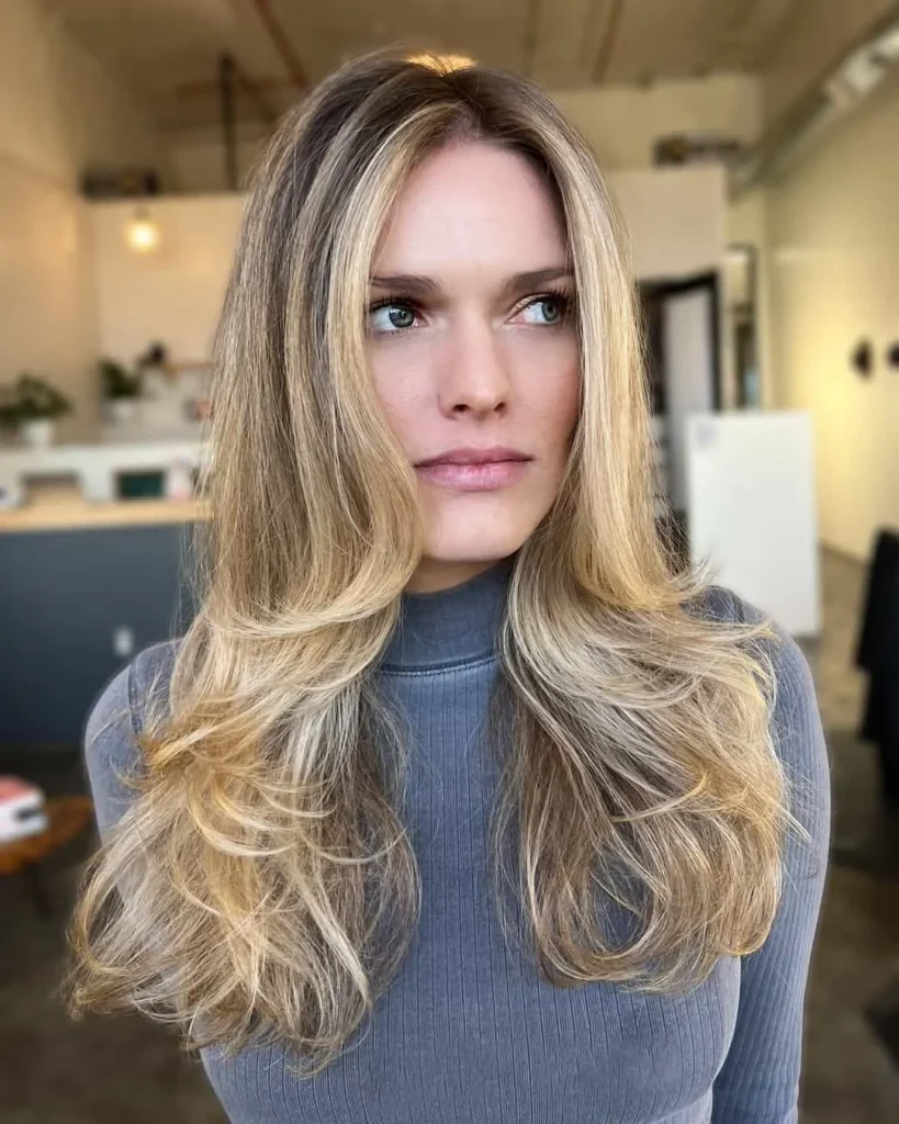 90er-Jahre-Blowout-Balayage