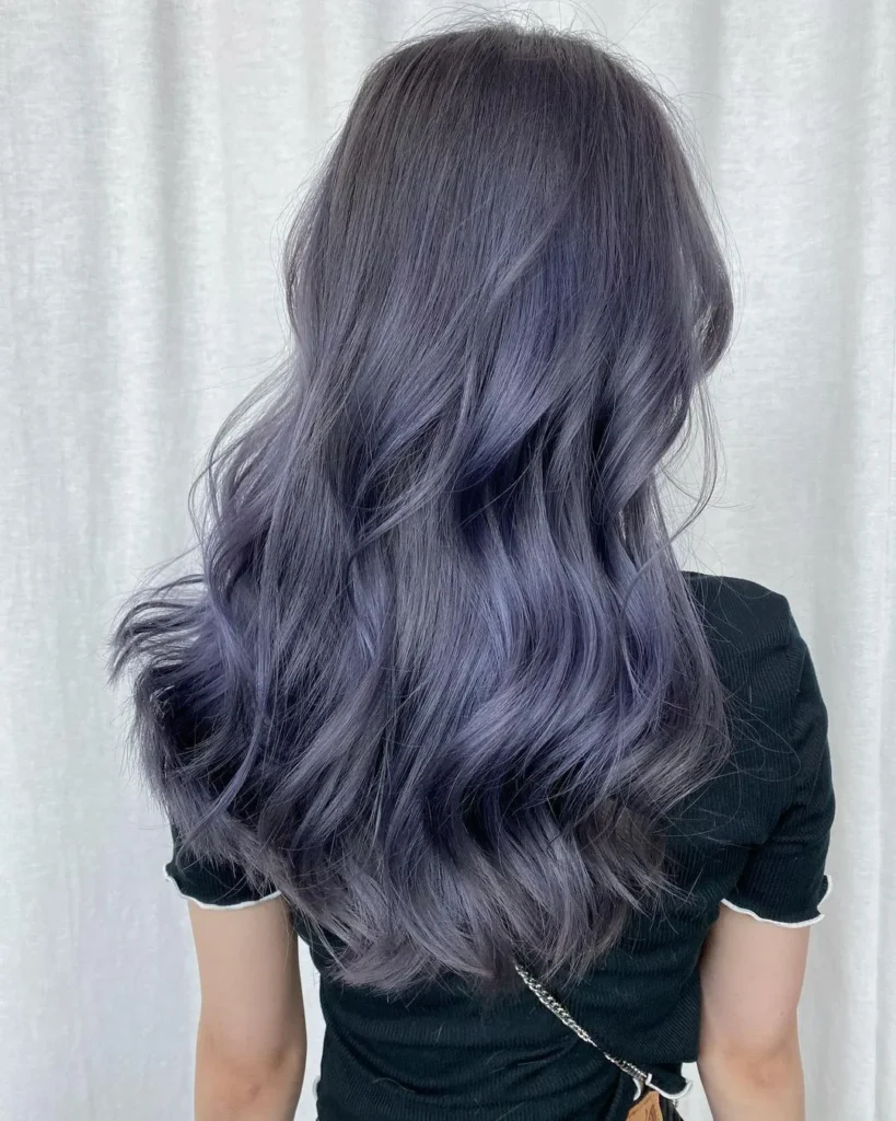 Asch-Violett Ombre