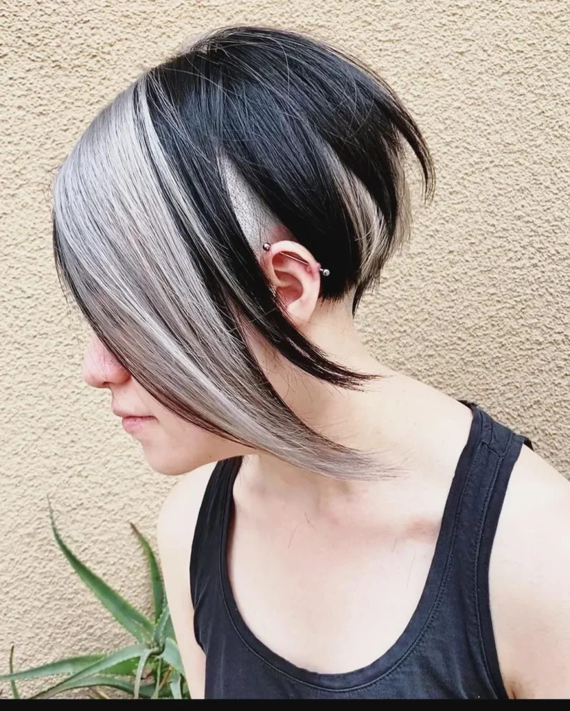 Asymmetrischer Pixie-Bob mit Undercut