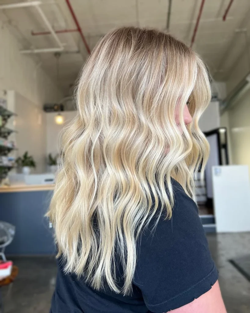 Babyblondes Balayage