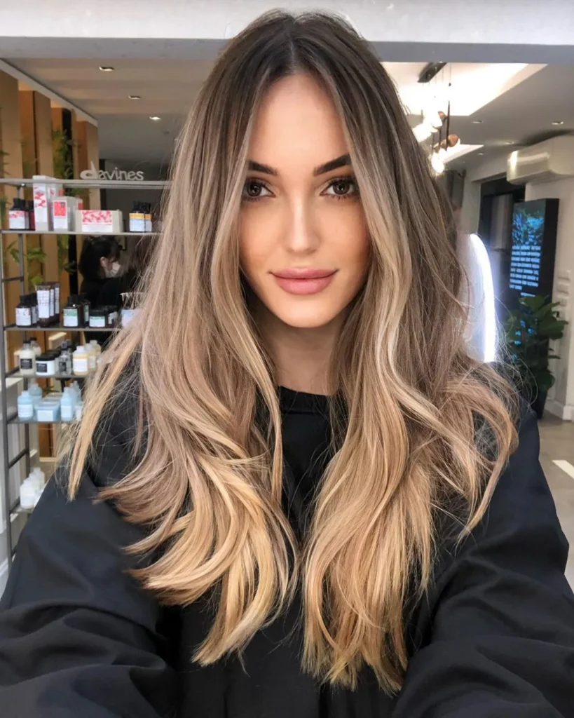 Beige Blond Balayage