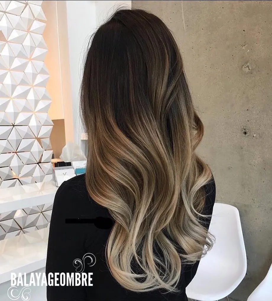 Beige Ombre Balayage