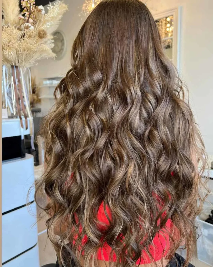 Dunkelblondes Balayage