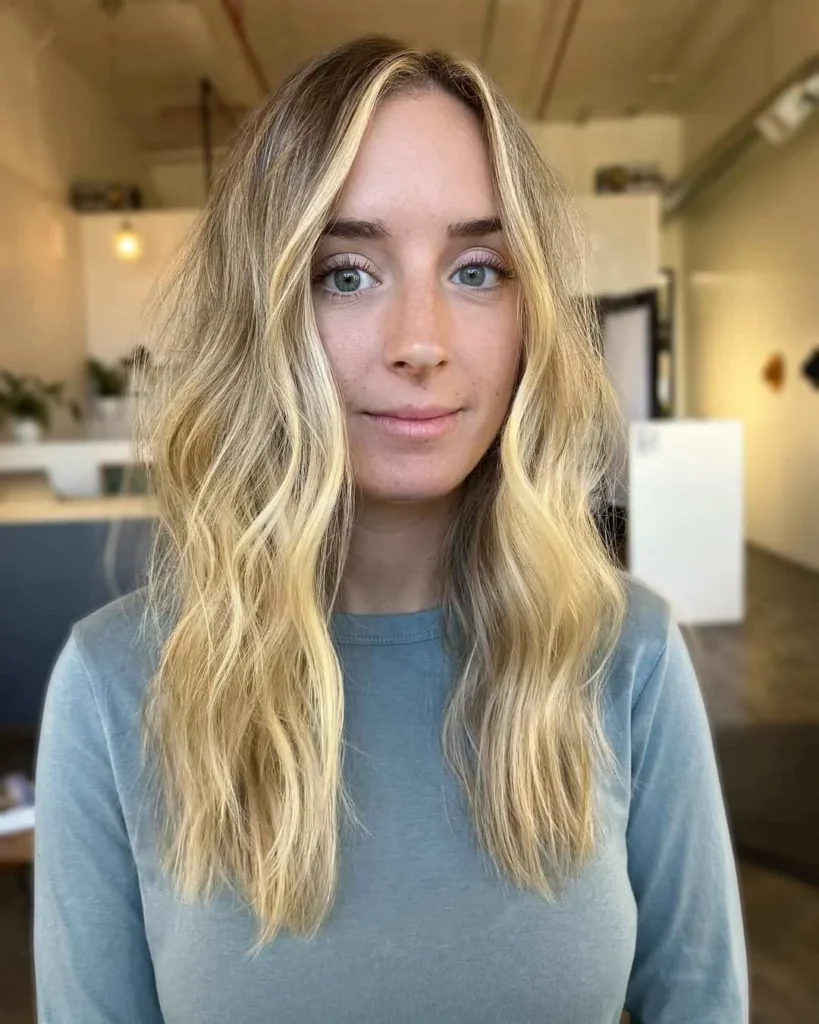 Goldene Balayage