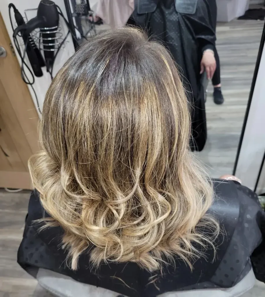 Hohes Balayage