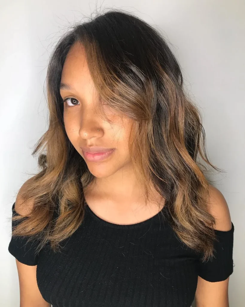 Karamell-Zimt-Balayage