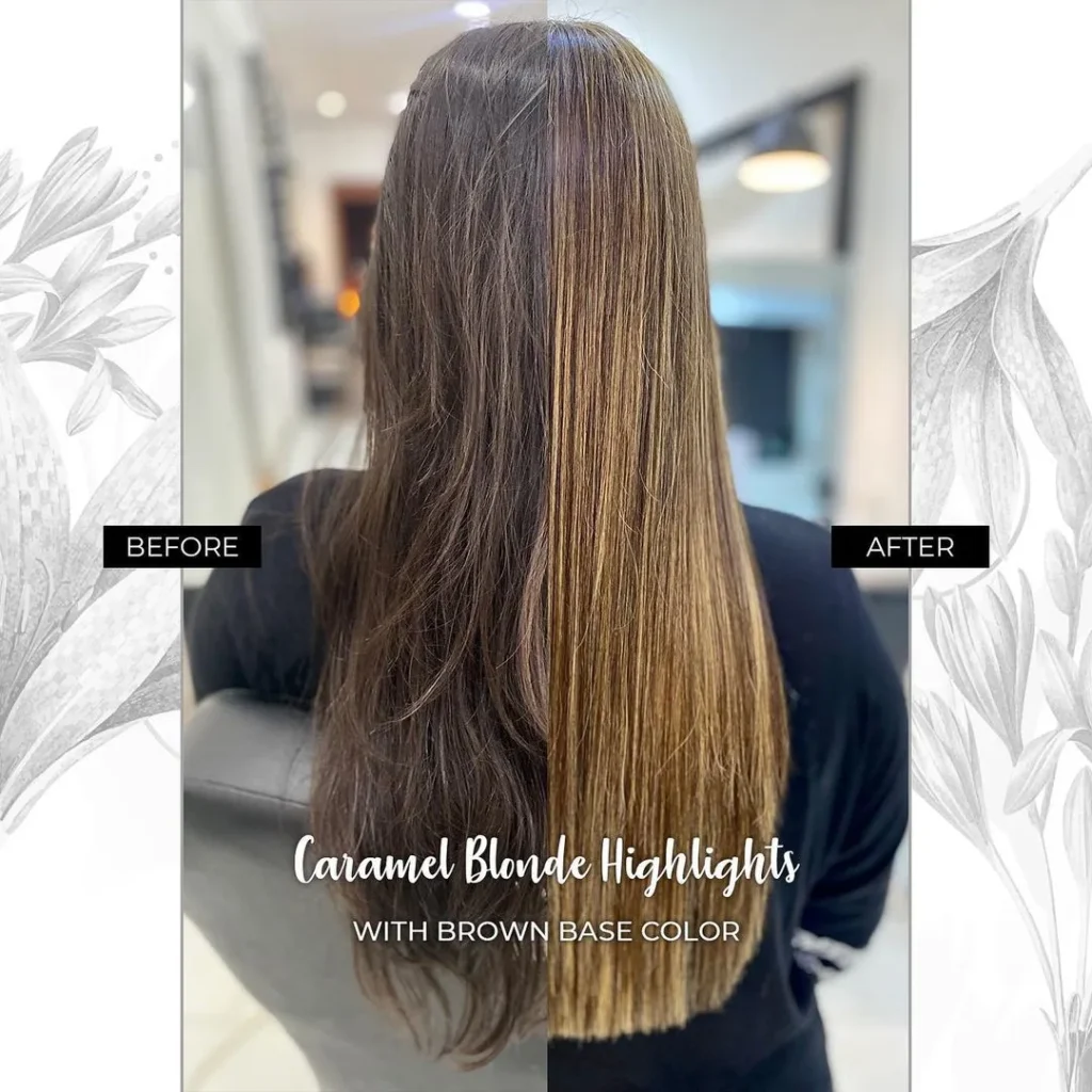  Karamellblonde Transformation