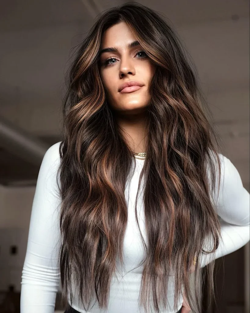 Kastanien-Brünett Balayage