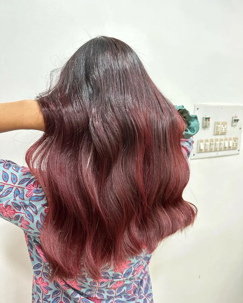 Mahagoni Balayage