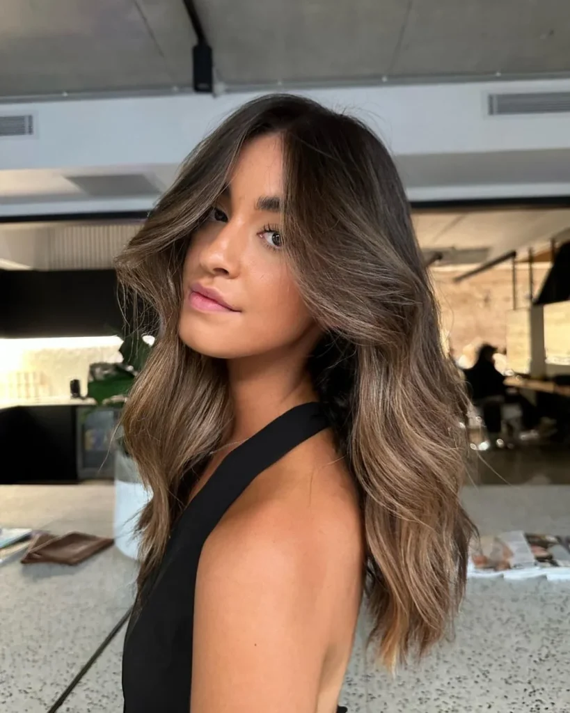 Sanftes Brünett-Balayage