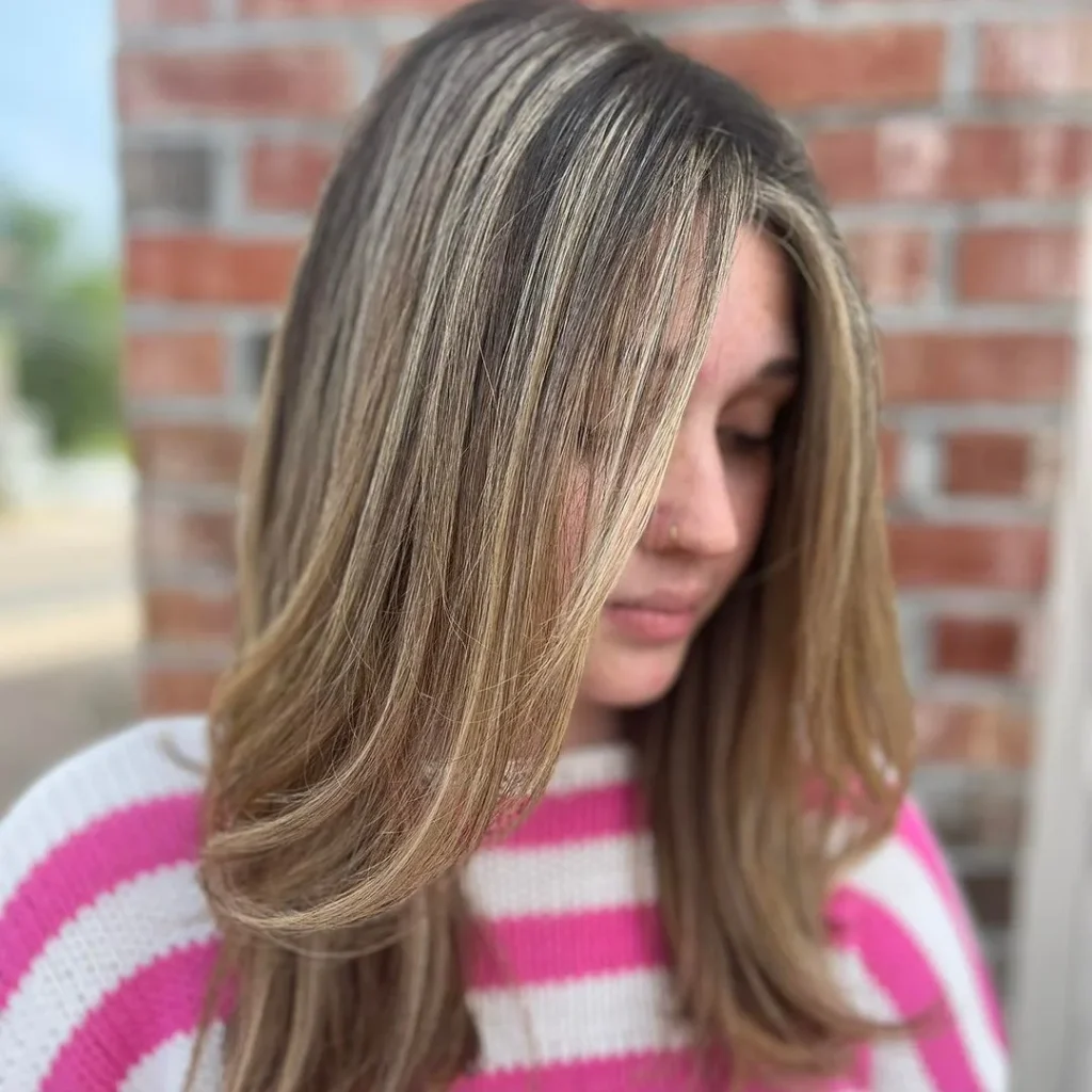 Sonnen geküsste Balayage