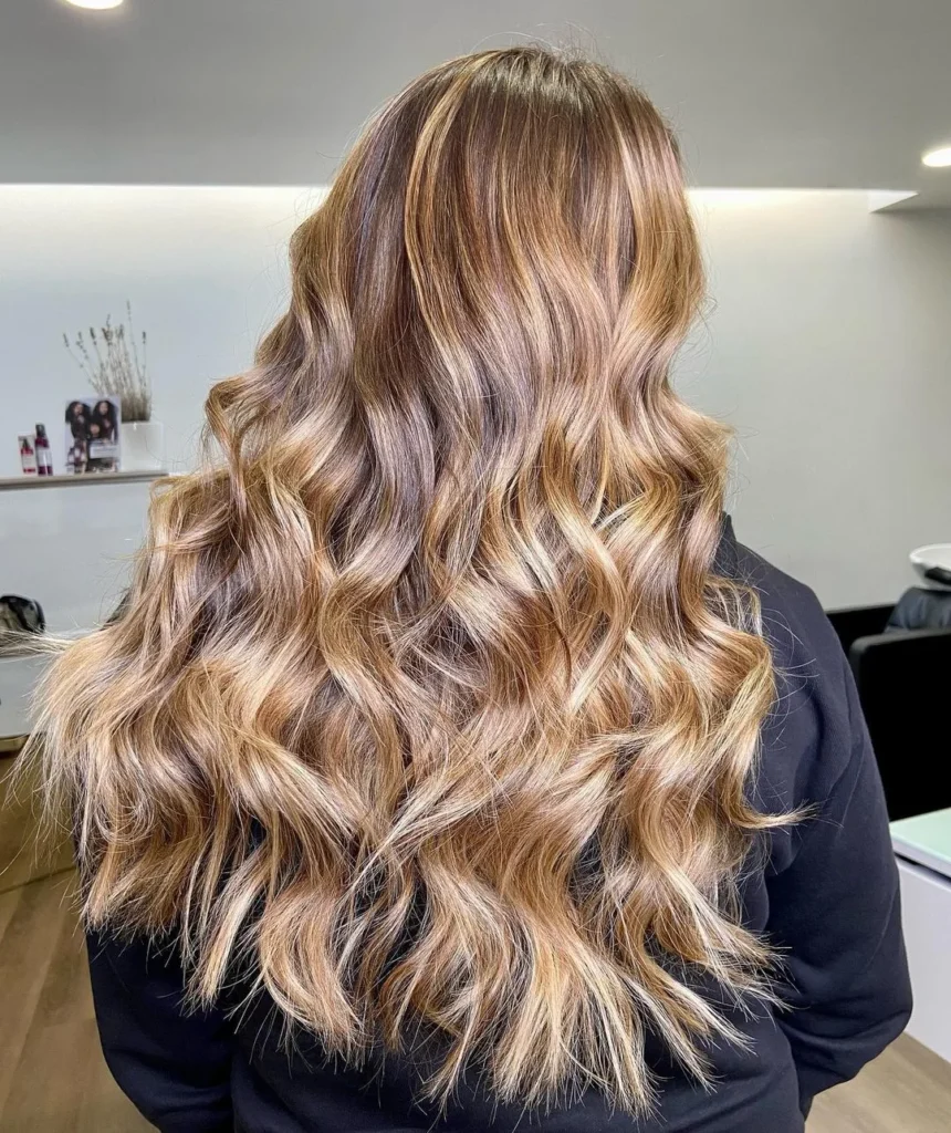 Sonnenaufgang blondes Balayage