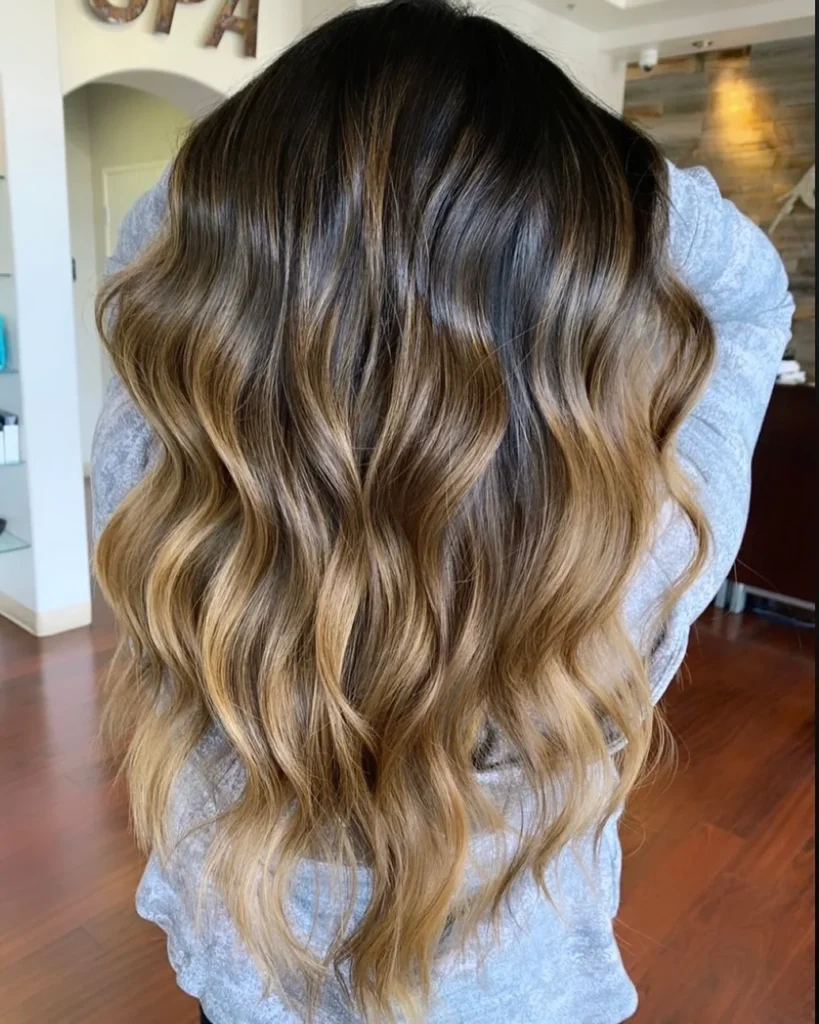  Vanille-Honig-Brünette Balayage