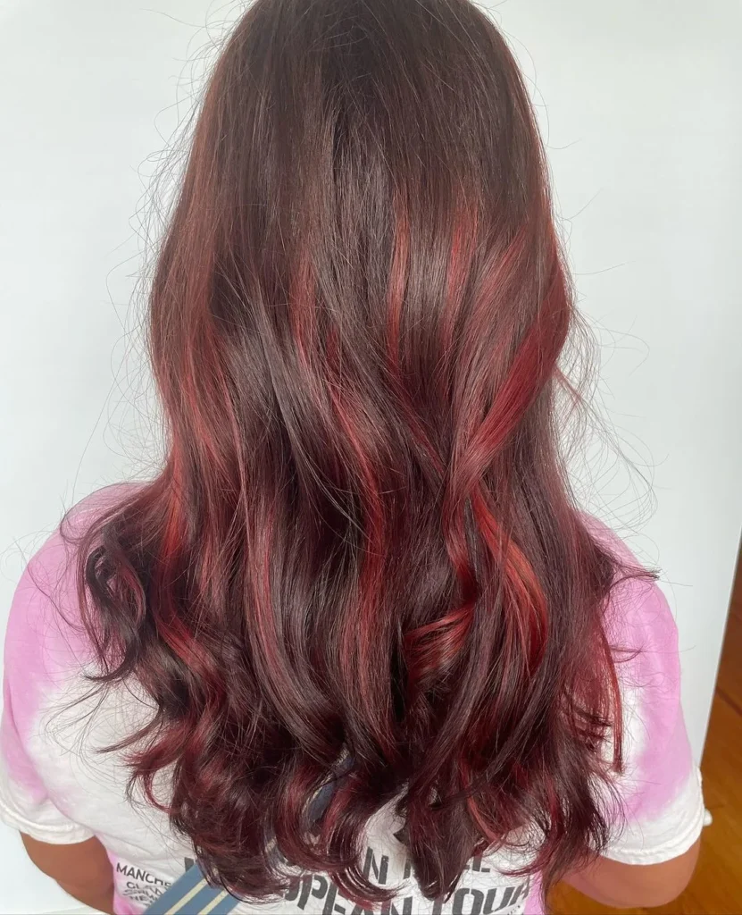 Kirsche-Cola Balayage