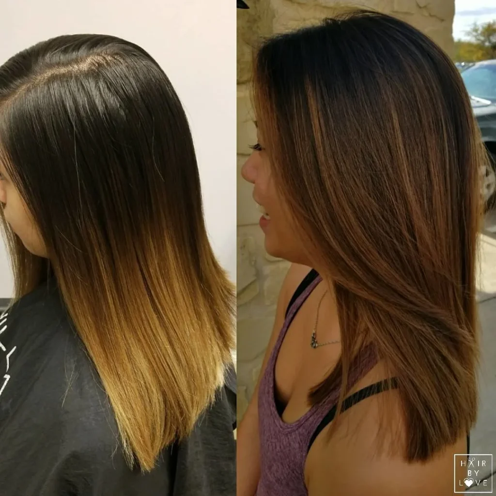  Herbst-Balayage-Verwandlung