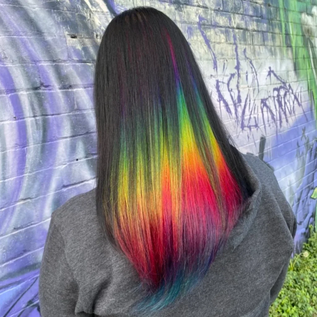 Regenbogen Ombre