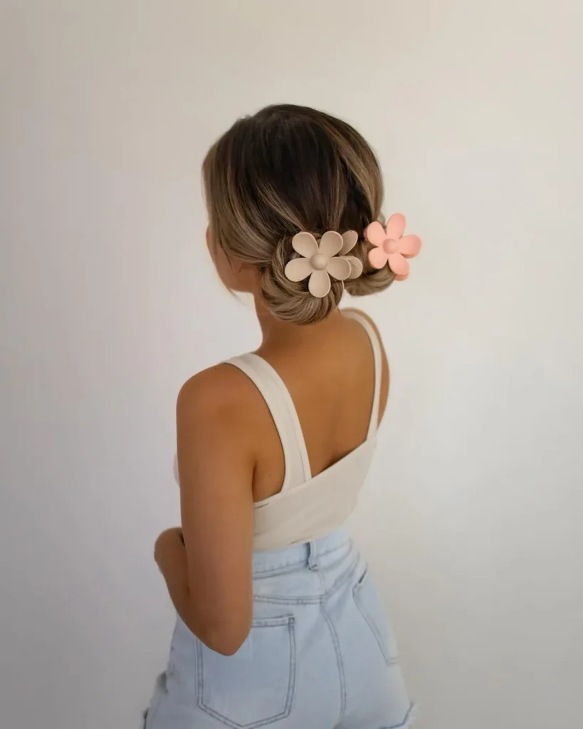 Blumen-Clips & Space Buns